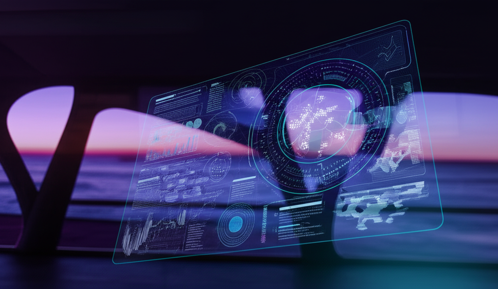 Visualisation de données futuriste dans un contexte africain
